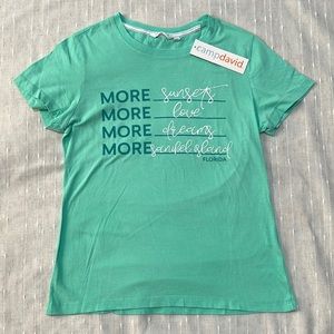 NWT Mint Green Sanibel Island Short Sleeve Shirt